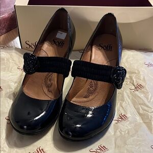 Women's Black Patent Leather Heels